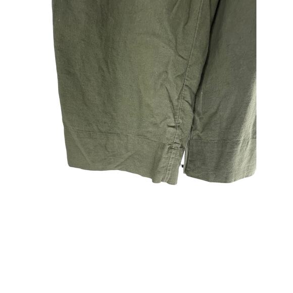 American Eagle Outfitters Green Wide Leg Sailor Button Pants Women's Size XS - Picture 4 of 7